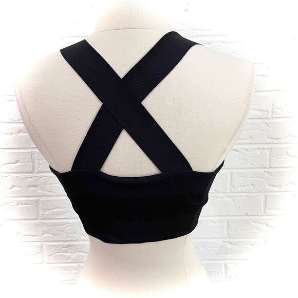 Athleta Serene Black Sports Bra Size Small - Picture 6 of 6